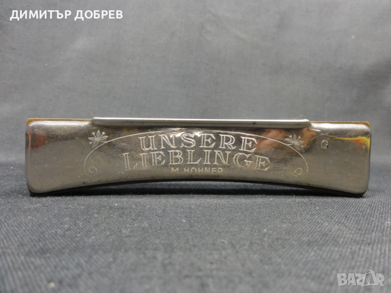 СТАРА РЕТРО УСТНА ХАРМОНИКА HOHNER UNSERE LIEBLINGE GERMANY, снимка 1