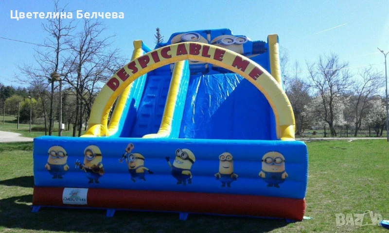 надуваема пързалка, батут, детски център атракцион, снимка 1