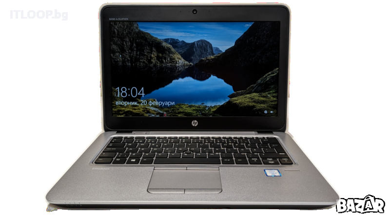 HP EliteBook 820 G3 12.5" 1920x1080 i5-6300U 8GB 128GB батерия 2+ часа, снимка 1