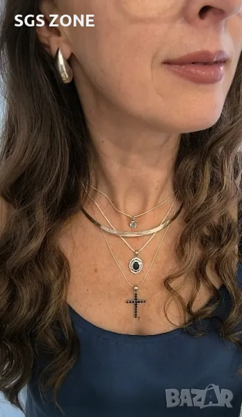 Луксозни Обеци Сребро 925, снимка 1