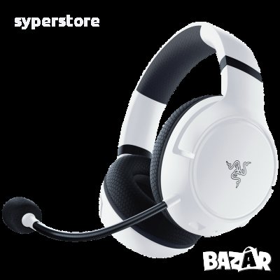 Слушалки с микрофон Razer Kaira X White геймърски за Xbox SS301429, снимка 1