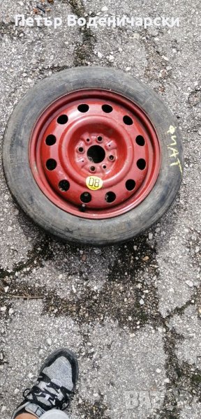 Резервна гума патерица оригинална за Субару Subaru. Става и за Тоьота Toyota. Изпращам с куриер до а, снимка 1