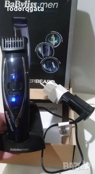 Babyliss Beard Trimmer Машинка Тример за Брада Различни Дължини 1-15мм Мъже Подарък, снимка 1