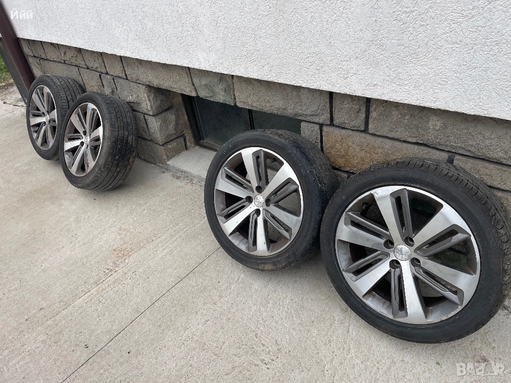 Джанти с летни гуми 18 ки, снимка 1