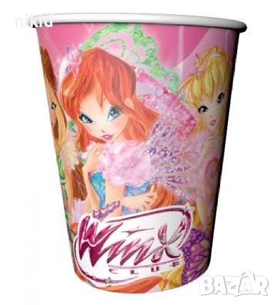 winx Уинкс 8 бр картонени чаши парти рожден ден, снимка 1