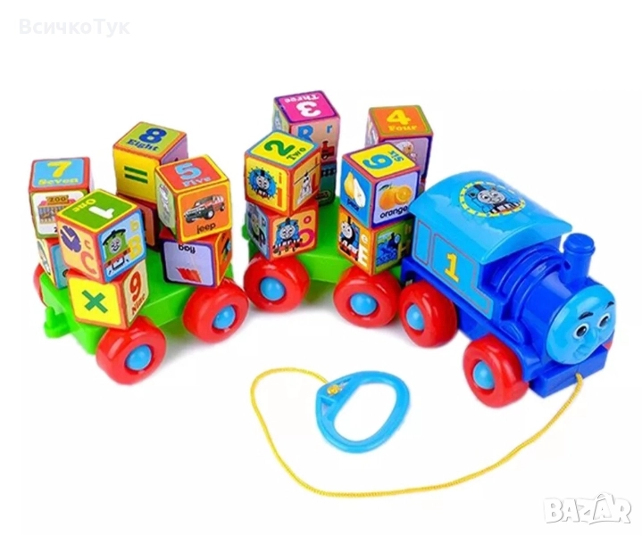 ✨Детско влакче с кубчета, снимка 1