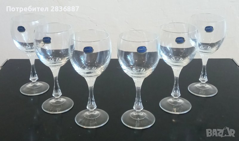 Кристални бокали Sherry Bohemia Crystal Betty Pattern 6 1/8", снимка 1