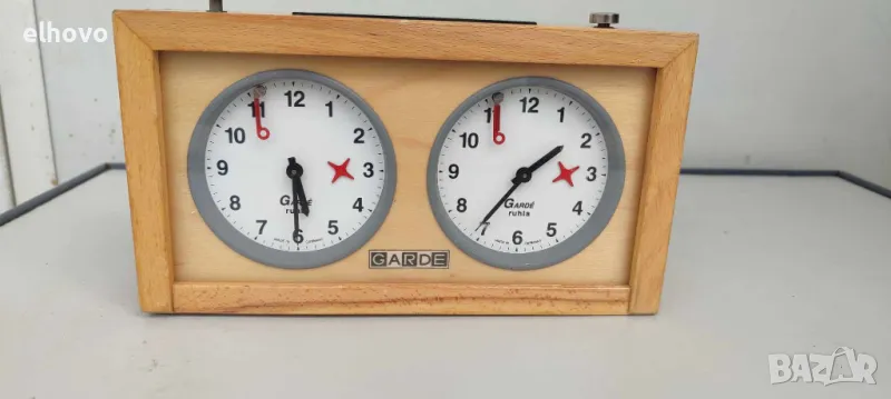 Шахматен часовник Garde Ruhla Germany, снимка 1