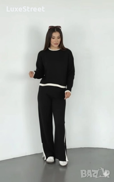 Дамски Комплект - Плетиво 🤍, снимка 1