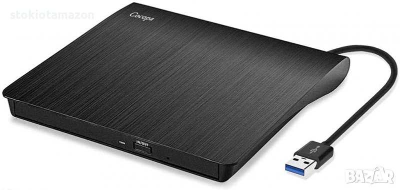 Виншна DVD Запивачка - Cocopa externer CD Dvd-Brenner USB 3.0, снимка 1
