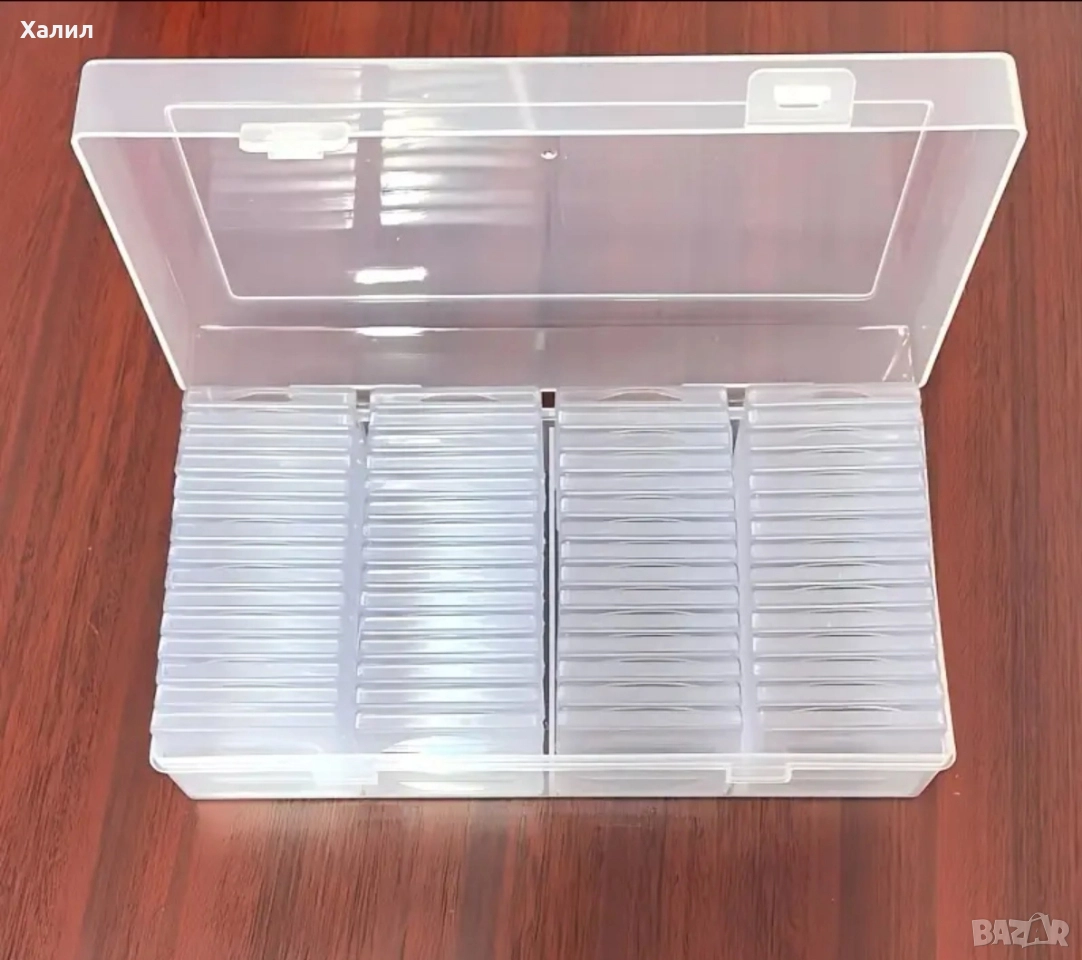 Квадратни капсули за монети, снимка 1