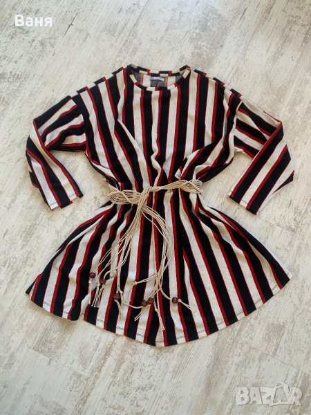 Дамска рокля с колан zara, снимка 1