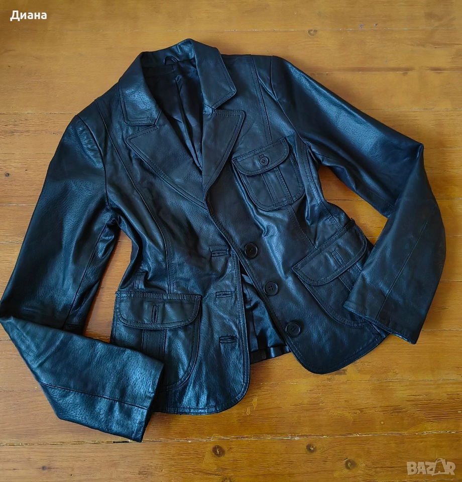 дамско кожено яке от естествена кожа , снимка 1