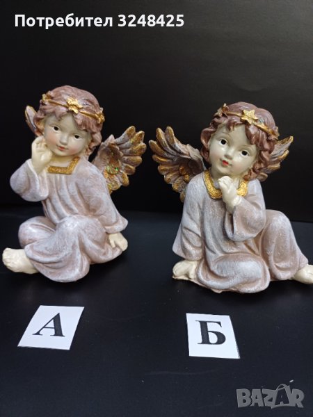 Виолетов ангел от висококачествен полирезин -модел А и Б, снимка 1