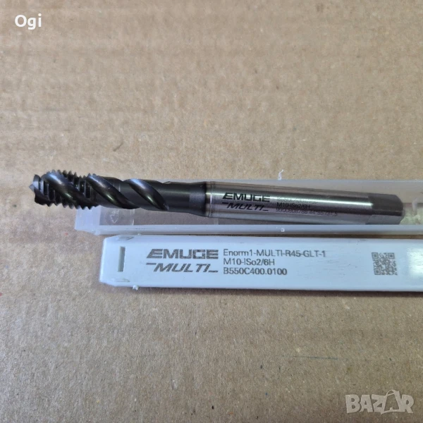 Метчик  Машинен M10 -iso2 /6h EMUGE MULTI, снимка 1