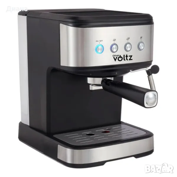 Кафемашина Voltz OV51171F, 20бара/1100W, Сива , 2 години ГАРАНЦИЯ, снимка 1