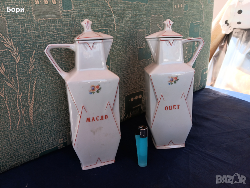 Порцелан 1 литър оливерник, снимка 1