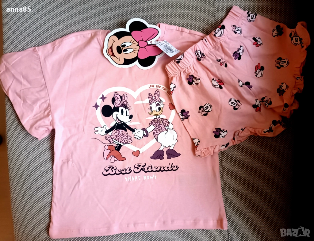 Нови памучни комплекти 122/128 и 134 см., снимка 1