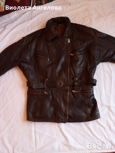 Дамско кожено яке, снимка 1