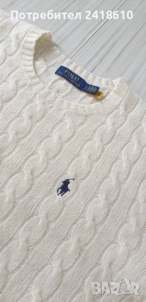 POLO Ralph Lauren Cable Wool / Cashmere Mens Size L НОВО! ОРИГИНАЛ! Мъжки Пуловер!, снимка 1