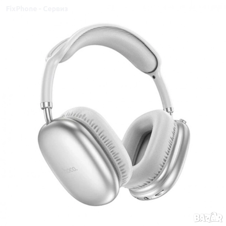 Слушалки Hoco W35 Air 45h Bluetooth, Сребристи, снимка 1