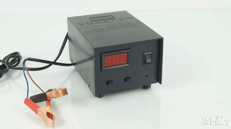 Импулсно зарядно устройство за автомобил кола 12A UKC с дисплей, снимка 1