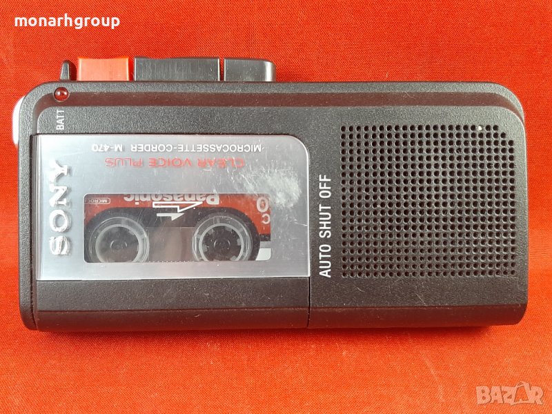 Диктофон Sony M-470+ допълнителна касета, снимка 1