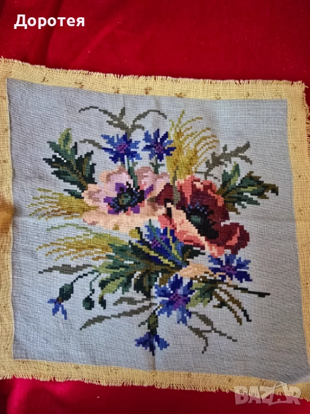 Гоблен,,Цветя,,, снимка 1