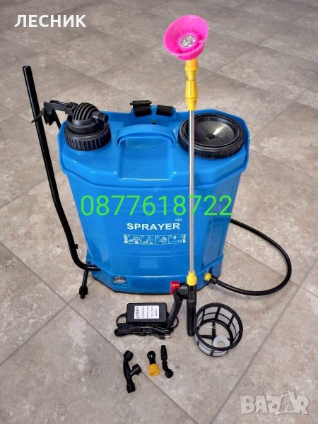 Пръскачка акумулаторна 16литра 2 в 1, снимка 1