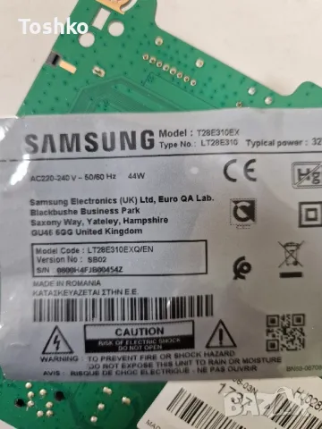 SAMSUNG T28E310EX MAIN BOARD BN41-02296B BN94-10899T POWER BOARD BN44-00695A PANEL HJ028AGH-R1, снимка 4 - Части и Платки - 47497650