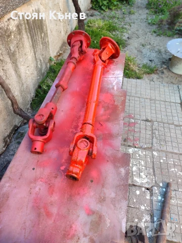 Кардан 8 шлица и фланеца за фреза.Ос за ДБ2.2м.