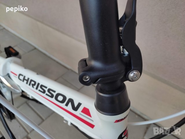Продавам колела внос от Германия тройно сгъваем велосипед CHRISSON 20 цола, снимка 5 - Велосипеди - 39941225
