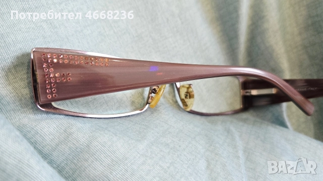 Фенди,с камъни СВАРОВСКИ ,в цвят пепел от рози, снимка 2 - Слънчеви и диоптрични очила - 52863823