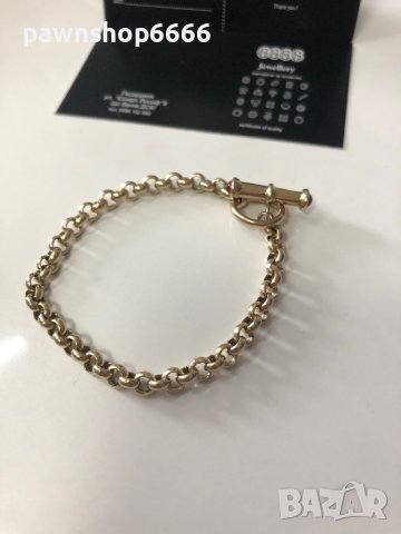 Сребърна грива с позлата 925 , снимка 6 - Гривни - 40597589