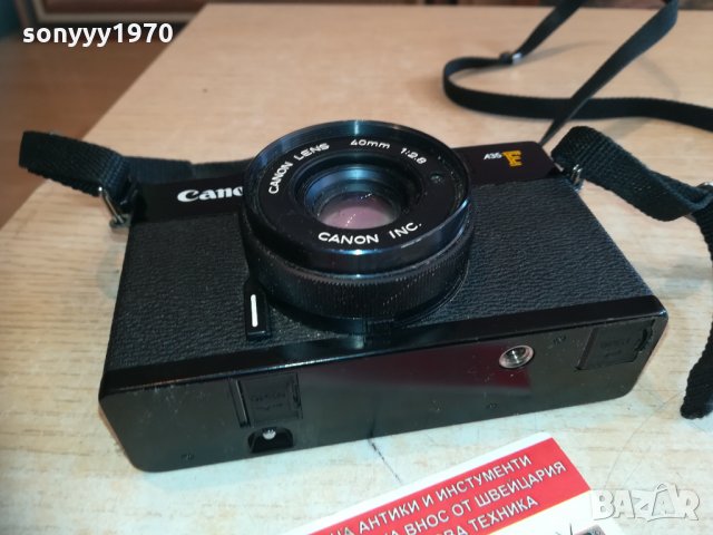 canon ретро фотоапарат-внос швеция, снимка 4 - Фотоапарати - 32035285