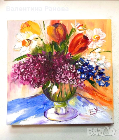 Ръчно рисувана картина с маслени бои 