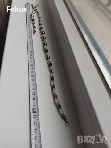 Стар комплект колие и гривна гердан винтич дамски бижута, снимка 5 - Антикварни и старинни предмети - 53951057