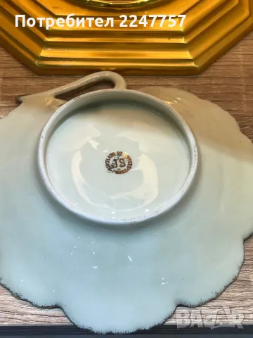 LIMOGES JS Антично малко плато, снимка 8 - Антикварни и старинни предмети - 48705929