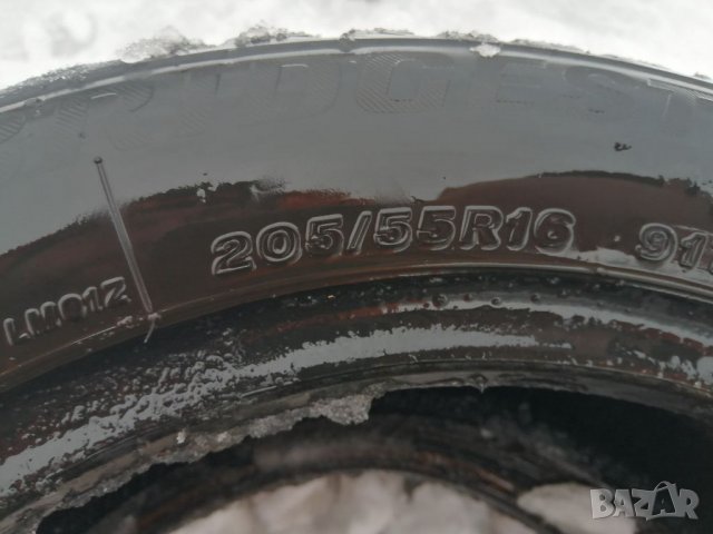 Гуми 205 55 16 Бриджистоун Bridgestone 2 броя.  Цената е за брой гума  , снимка 5 - Гуми и джанти - 35030849