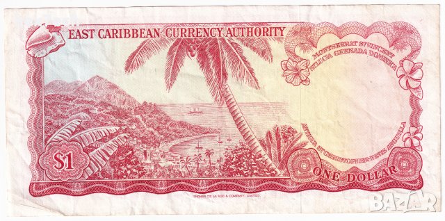 ❤️ ⭐ Източни Кариби 1965 1 долар ⭐ ❤️, снимка 3 - Нумизматика и бонистика - 44436888