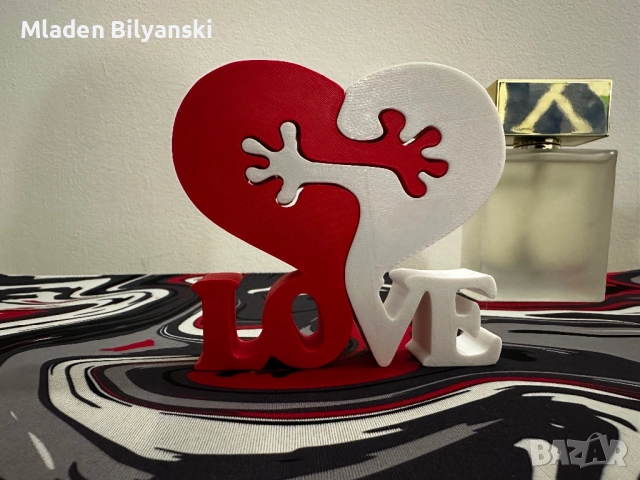 Декоративна фигура „LOVE“ – 3D принт, перфектен подарък