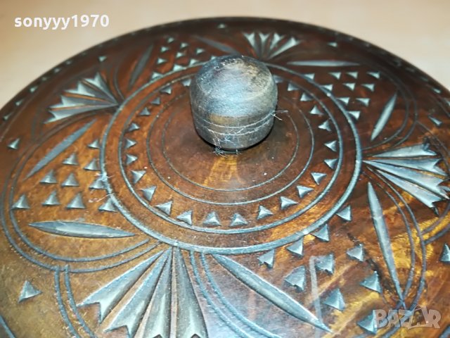 КРЪГЛА КУТИЯ С КАПАК-ВНОС ФРАНЦИЯ, снимка 9 - Антикварни и старинни предмети - 29496026