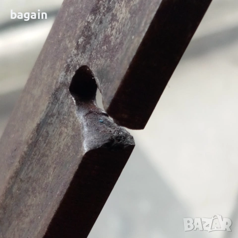 Уникален щик с дупка от шрапнел., снимка 3 - Антикварни и старинни предмети - 54077572