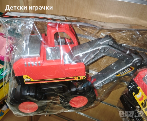 Голям багер с ръчно управление, колесен багер , снимка 2 - Коли, камиони, мотори, писти - 52094291