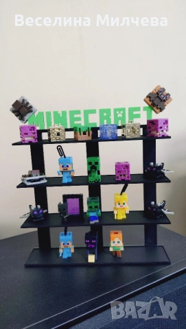 Стойка за фигурки Майнкрафт-Киндер Джой , снимка 2 - Фигурки - 53955264