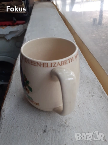 Английска колекционерска чаша порцелан, снимка 2 - Антикварни и старинни предмети - 53369900