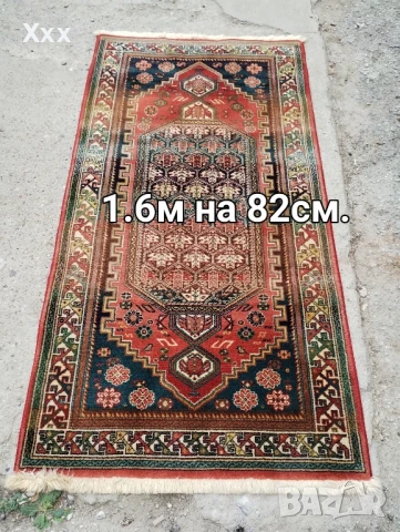 Ръчно тъкана вълнена пътека.Иранска.Антика за ценители.