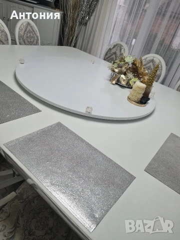 Трапезна маса с 12 стола, снимка 5 - Маси - 54061595