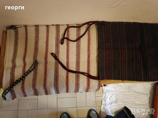  стари престилки, калъфки и торби - ръчнотъкани, снимка 10 - Антикварни и старинни предмети - 52710077
