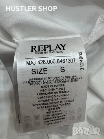 Мъжка риза REPLAY. Размер XS/S, снимка 4 - Ризи - 54149712